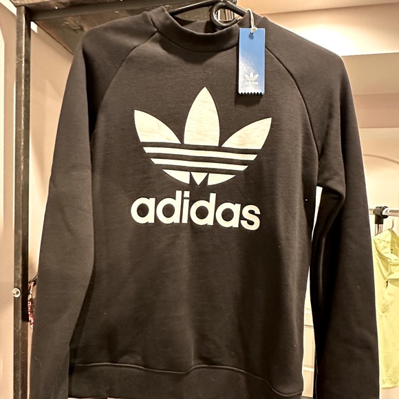 Black Adidas, TRF Crew sweatshirt - Picture 1 of 4